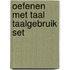 Oefenen met taal taalgebruik set