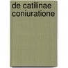 De catilinae coniuratione door Sallustius