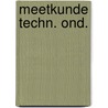 Meetkunde techn. ond. by Duursma