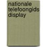 Nationale telefoongids display