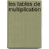 Les tables de multiplication