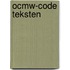 Ocmw-code teksten