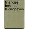 Financieel beheer / leidinggeven by Schaefer