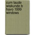 Cum laude Wiskunde B Havo 1999 Windows