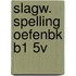 SLAGW. SPELLING OEFENBK B1 5V