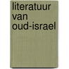 Literatuur van oud-israel door Vriezen