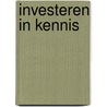 Investeren in kennis by J.W.A. Wolff