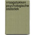 Vraagstukken psychologische statistiek