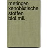 Metingen xenobiotische stoffen biol.mil. door Onbekend