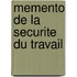 Memento de la securite du travail