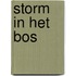 Storm in het bos