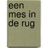 Een mes in de rug