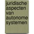 Juridische aspecten van autonome systemen