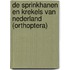 De sprinkhanen en krekels van Nederland (Orthoptera)
