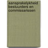 Aansprakelykheid bestuurders en commissarissen by Unknown