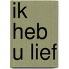 Ik heb u lief by Durnez