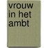 Vrouw in het ambt