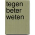 Tegen beter weten