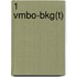 1 Vmbo-bkg(t)