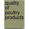 Quality of poultry products door Onbekend