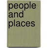 People and places by J. van Weesep