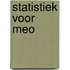 Statistiek voor meo