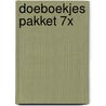 Doeboekjes pakket 7x door Onbekend