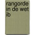 Rangorde in de Wet IB