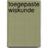 Toegepaste wiskunde