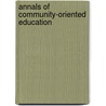 Annals of community-oriented education door Onbekend