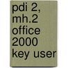 PDI 2, MH.2 Office 2000 key user door E. Bosschaart