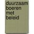 Duurzaam boeren met beleid