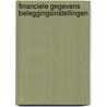 Financiele gegevens beleggingsinstellingen door Onbekend