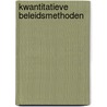 Kwantitatieve beleidsmethoden door Onbekend