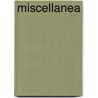 Miscellanea by Unknown