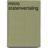 Micro Statenvertaling by Unknown