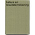 Balans en resultatenrekening