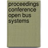 Proceedings conference open bus systems door Onbekend