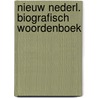 Nieuw nederl. biografisch woordenboek door Onbekend