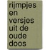 Rijmpjes en versjes uit de oude doos
