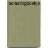 Belastingboekje door J. Zandee-Dingemanse