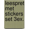 Leespret met stickers set 3ex. by K. Vandyck