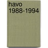 havo 1988-1994 door Th.J. Luttik