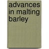 Advances in malting barley door Onbekend