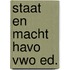 Staat en macht havo vwo ed.