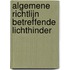 Algemene richtlijn betreffende lichthinder
