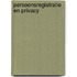 Persoonsregistratie en privacy