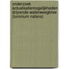 Onderzoek actualisatiemogelijkheden Drijvende waterweegbree (Luronium natans) by B. Odé
