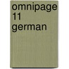 Omnipage 11 German door Onbekend
