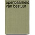 Openbaarheid van bestuur